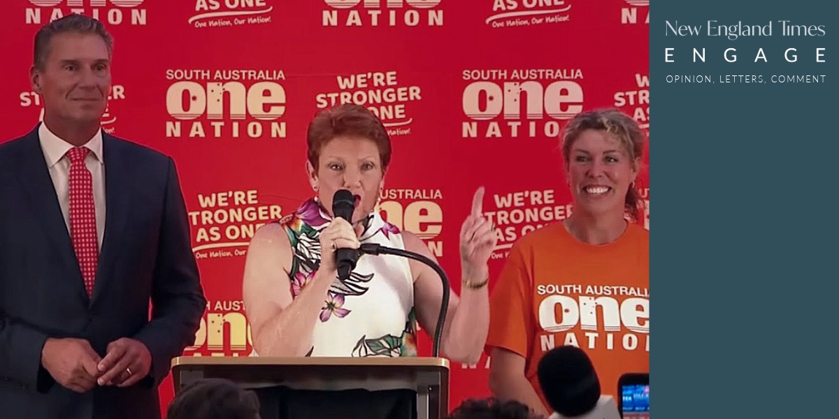 Discontent is fertile ground for One Nation — but it is not the answer